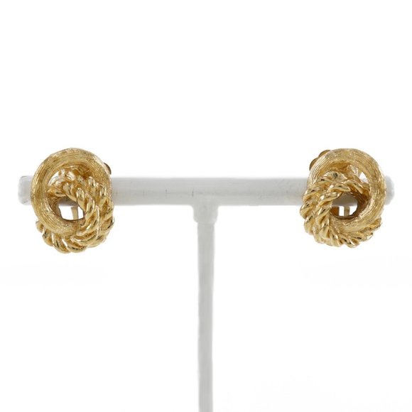 Christian Dior Earrings Gold Plated Approx. 8.5g Women's - Picture 1 of 8